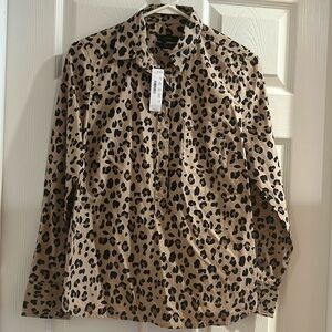 NWT J. Crew 1/2 Button Shirt